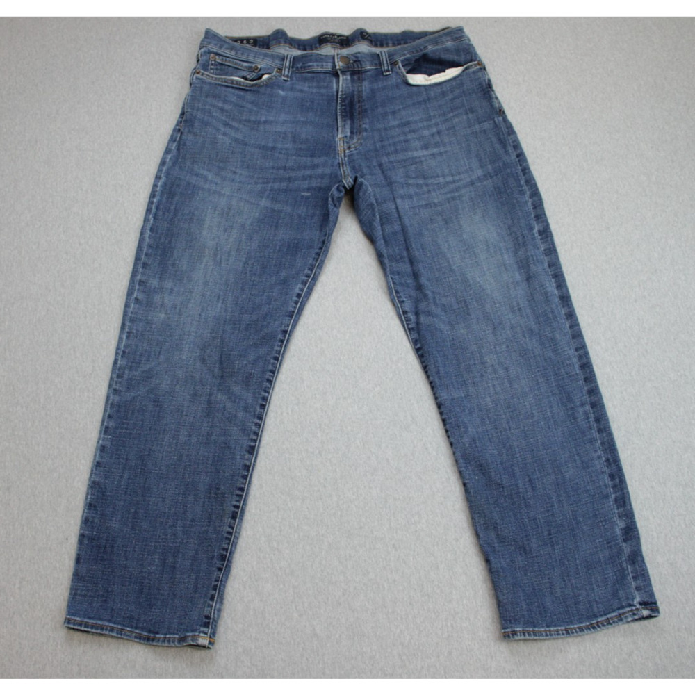 Lucky Brand Jeans Mens Size 38/30 Blue Cotton Blend 363 Straight Leg Stretch